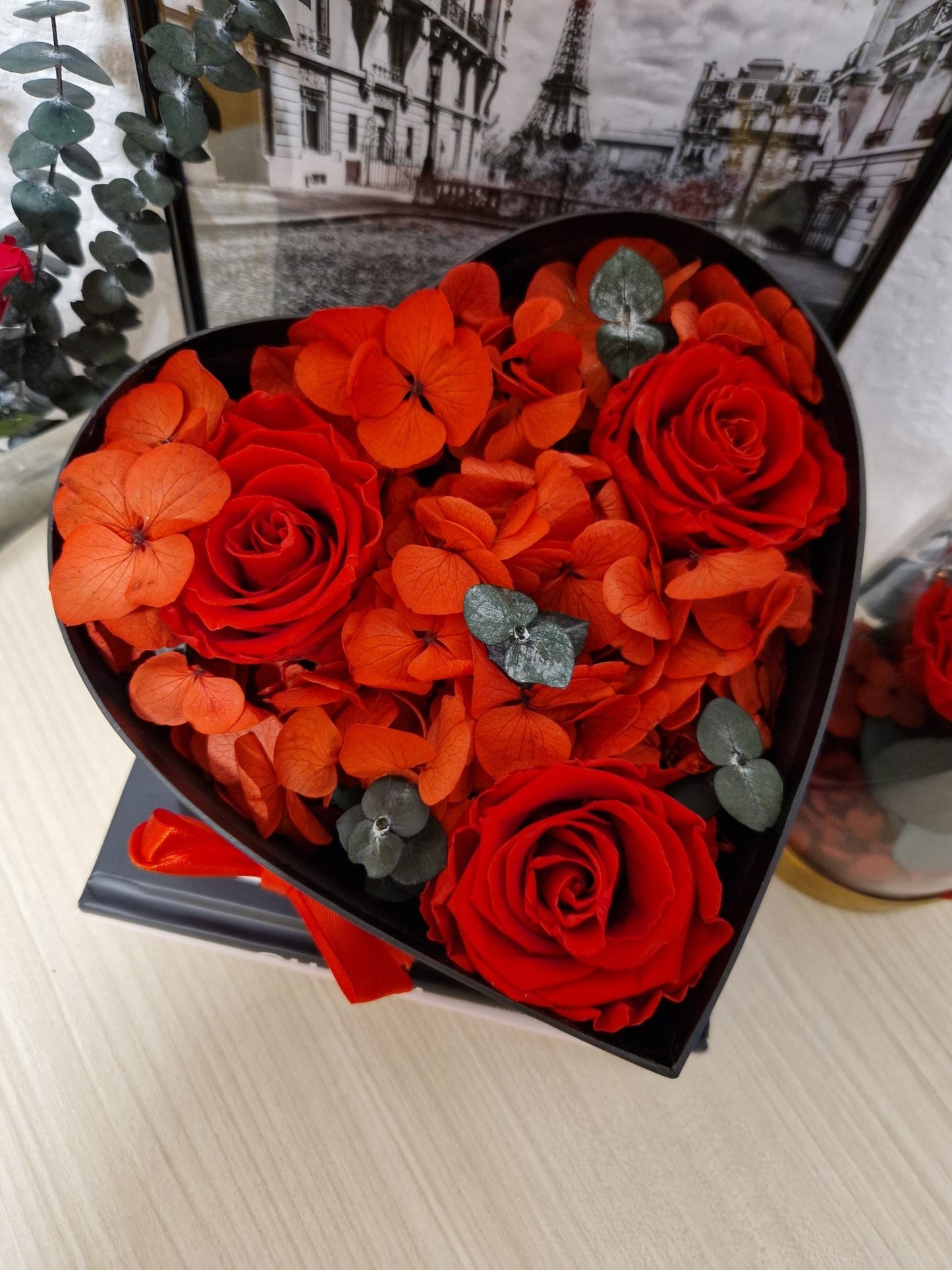 Lovely Infinity Black Heart - NICA FLORA