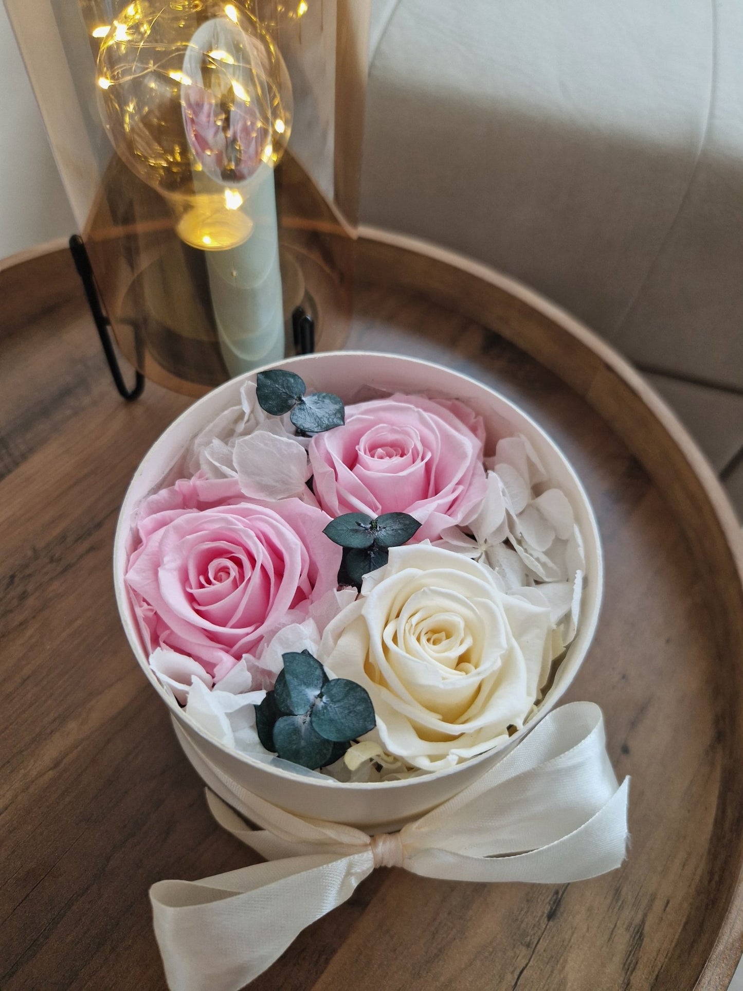 Pink and Beige Box - NICA FLORA