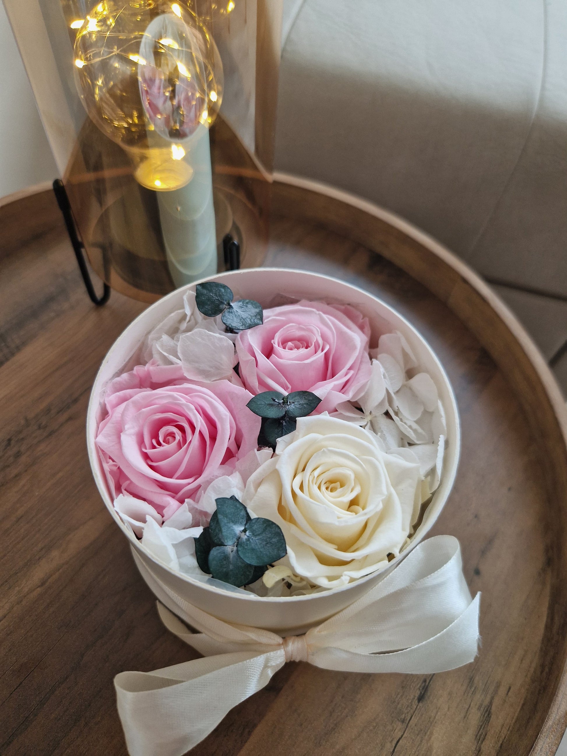 Pink and Beige Box
