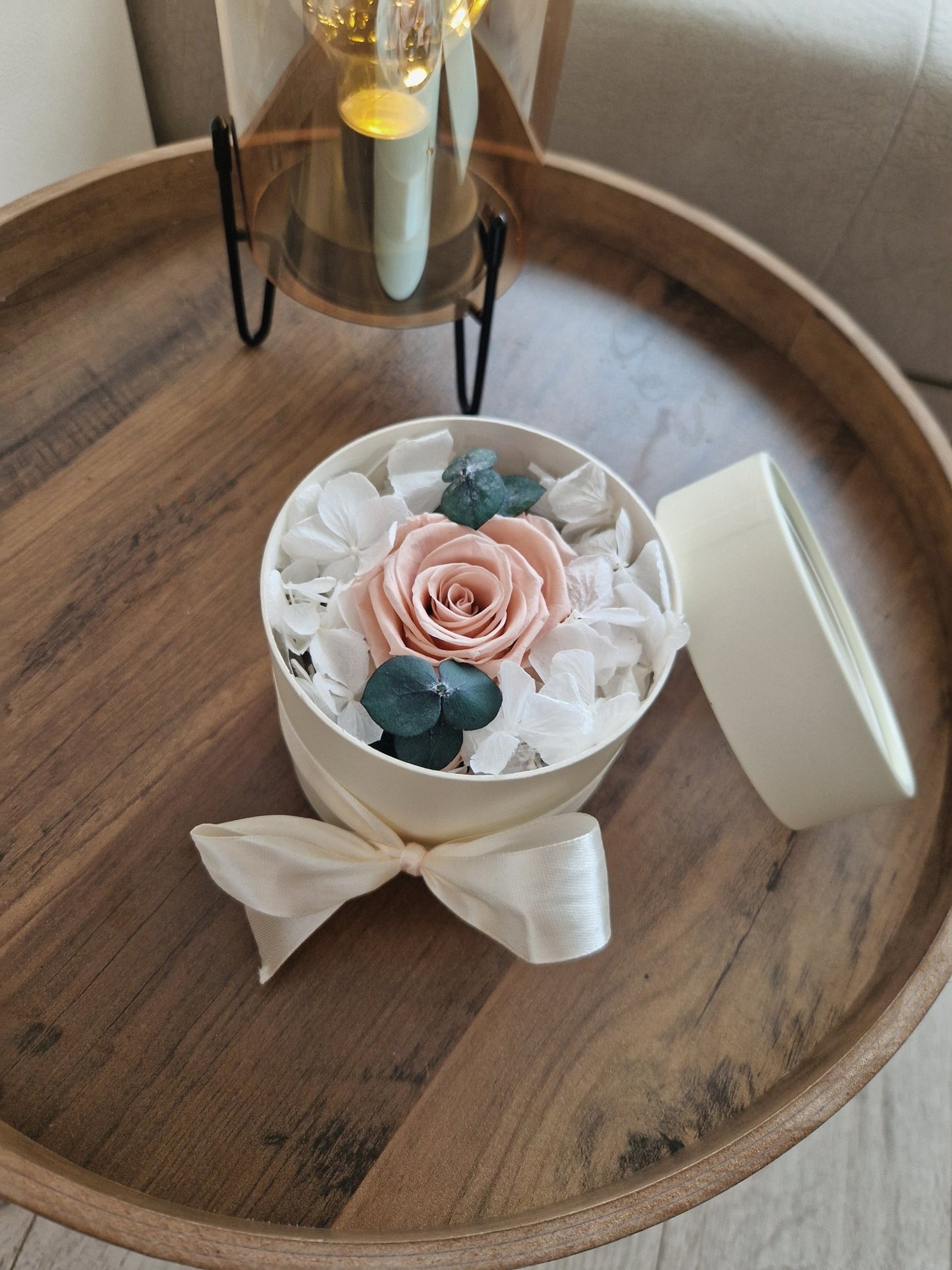 Antique Pink Beige Box Small - NICA FLORA