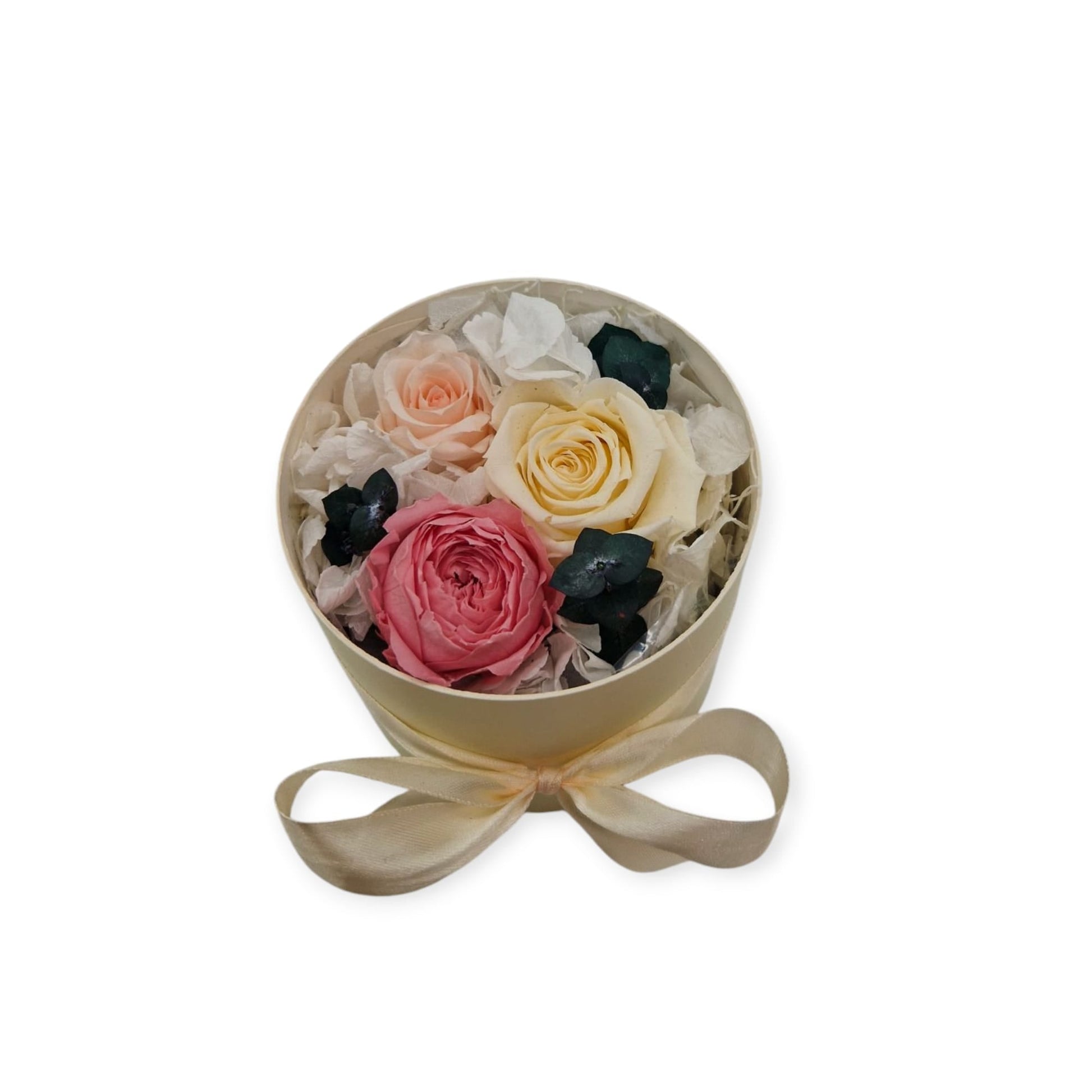 Blooming Kiss Beige Box - NICA FLORA