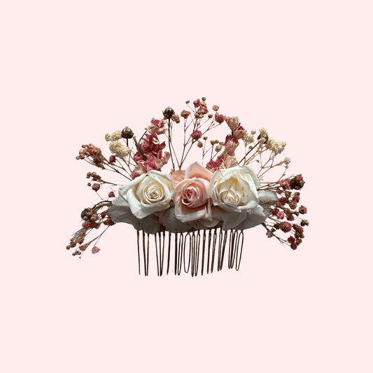 Blush Romance Hair Comb - NICA FLORA