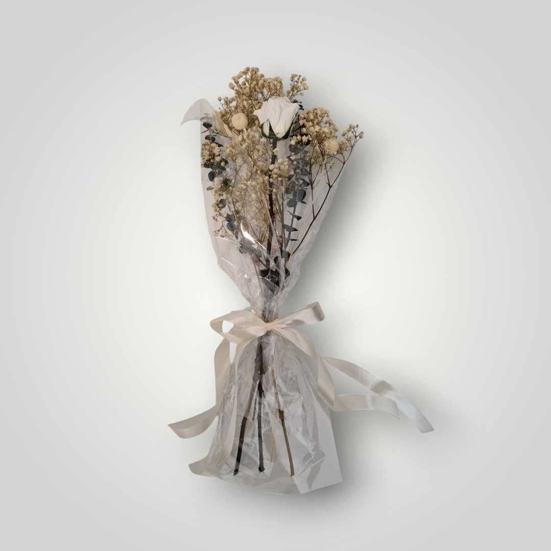 Pearl White Bouquet - NICA FLORA